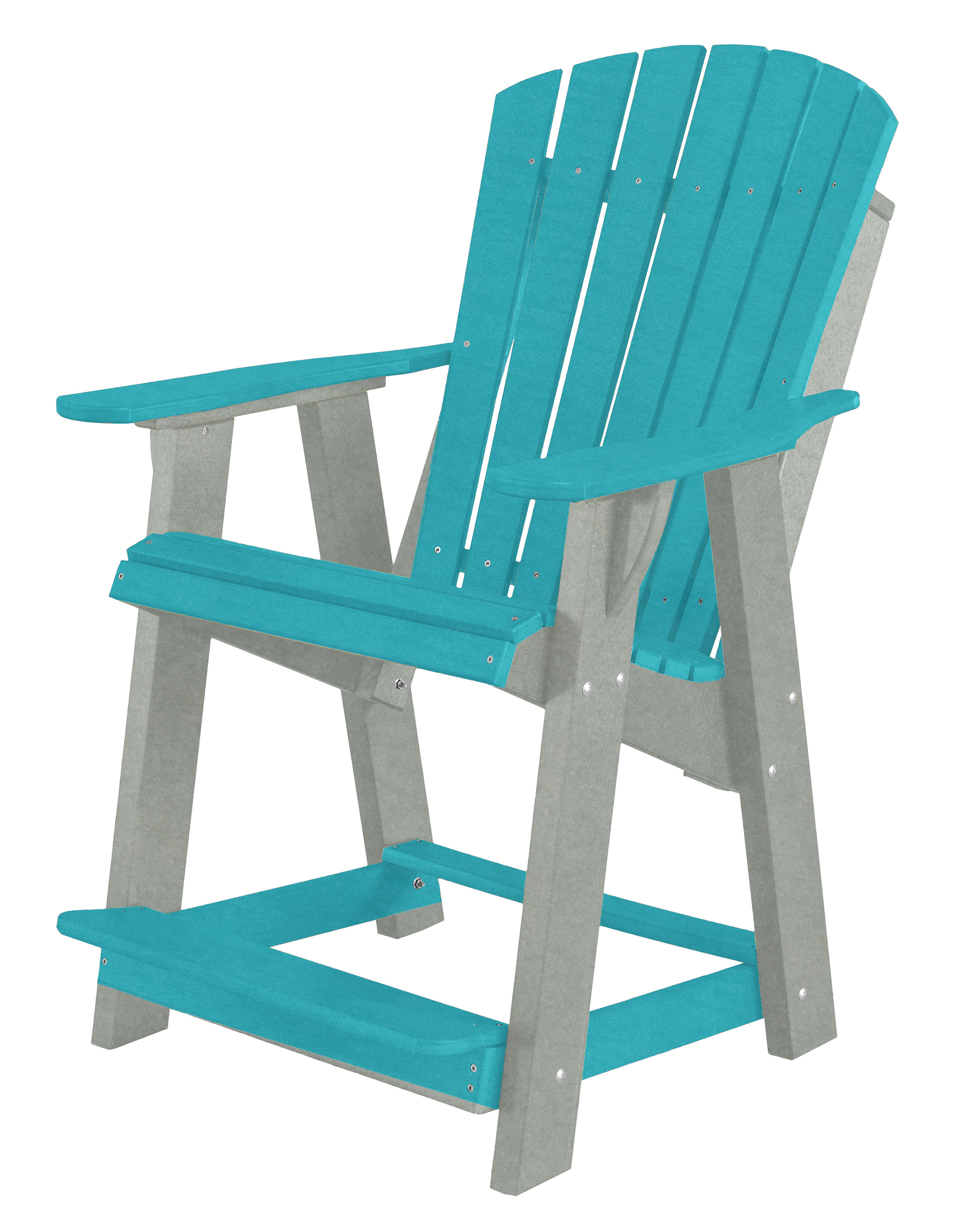 Adirondack GS Chair- Aruba Blue & Driftwood Gray main image 0