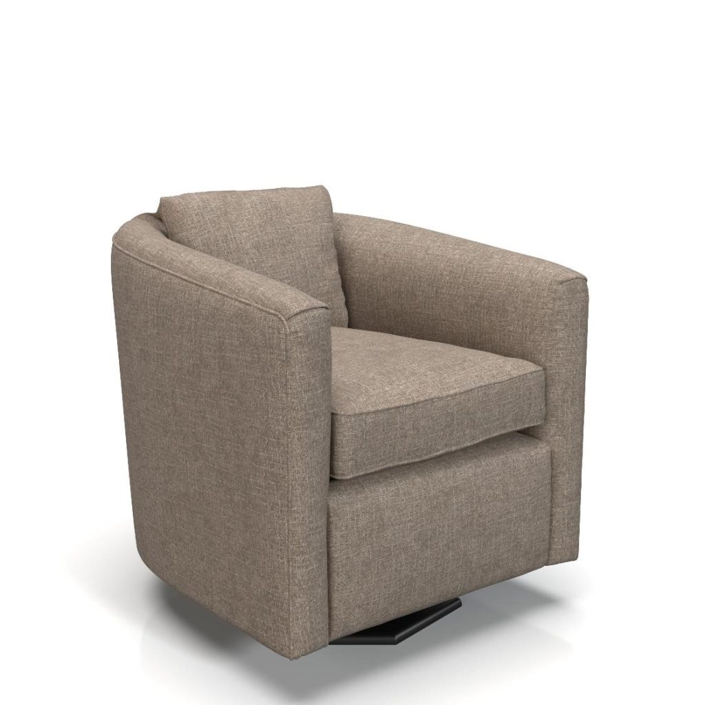 Swivel Glider hand crafted by a local Amish craftsman. Available in a variety of fabric and leather options.