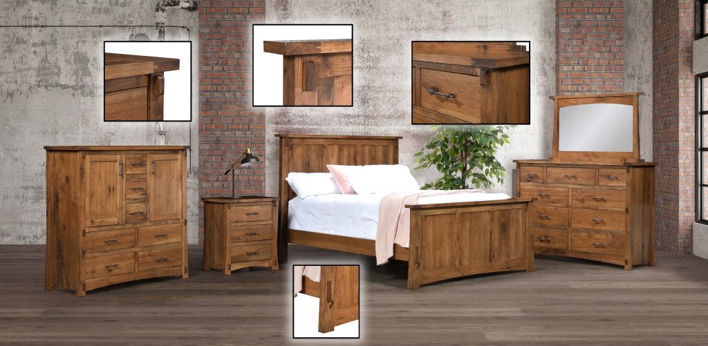 An image of the Jack & Jill bedroom collection with highlighted details.