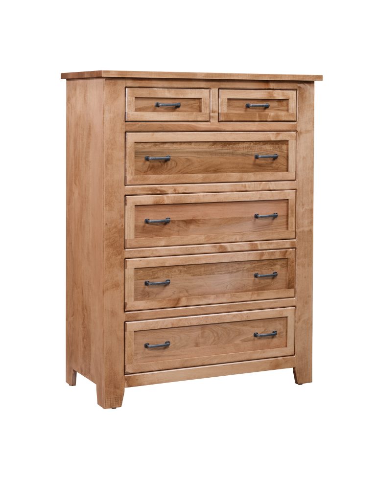 Carson Reed chest of drawers, part of the Carson Reed Amish bedroom collection.